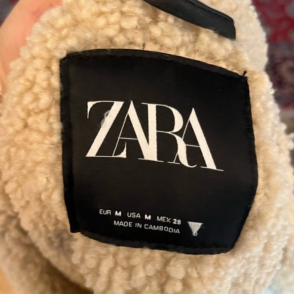 Zara Brown Bomber Jacket - Picture 4 of 4